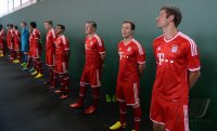 Fussball 1. Bundesliga 2013/2014:  Fototermin beim  FC Bayern Muenchen