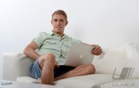 Fussball 1. Bundesliga, Saison 2012/2013, Werder Bremen: Nils Petersen im exklusiven Pressefoto ULMER Fotoshooting