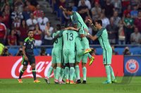 Fussball Europameisterschaft Halbfinale 2016: Portugal - Wales