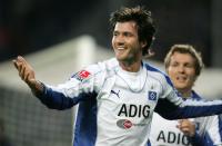 Fussball DFB Pokal: Hamburg - Leverkusen, jubel