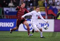 Fussball International  Play Off, Slowenien - Russland