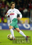 FUSSBALL 1. Bundesliga: Werder, BAUMANN Einzelaktion