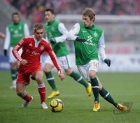 Fussball 1. Bundesliga  09/10  FC Bayern Muenchen  -  SV Werder Bremen