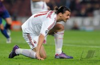 FUSSBALL INTERNATIONAL  CHL Viertelfinale 11/12: Zlatan Ibrahimovic (AC Mailand)