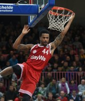 Basketball 1. Bundesliga 14/15 Hauptrunde:  Walter Tigers Tuebingen  - FC Bayern Muenchen