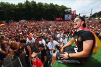 Ankunft der Deutschen Nationalmannschaft in Berlin nach dem Gewinn der Weltmeisterschaft 2014