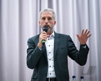 Streitgespraech OB Boris Palmer und AfD Landesvorsitzender Markus Frohnmaier in Tuebingen