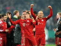 FUSSBALL  DFB POKAL SAISON  11/12  HALBFINALE: JUBEL FC Bayern Muenchen