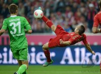 Fussball 1. Bundesliga, Saison 2012/2013:  FC Bayern Muenchen - VFL Wolfsburg