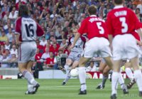 Fussball Champions League Finale 1999: Mario Basler (FC Bayern Muenchen)