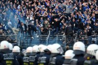 Fussball, 1. Bundesliga  Saison 2014/2015 Relegation: Karlsruher SC - Hamburger SV