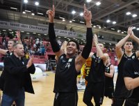 Barmer 2. Basketball Bundesliga  18/19: Tigers Tuebingen - Nuernberg Falcons BC