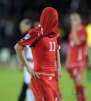 Fussball U21-EURO 2011 FINALE:  Enttaeuschung nach der Niederlage Admir Mehmedi (Schweiz)