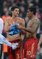 FUSSBALL INTERNATIONAL  CHL Viertelfinale 11/12:  Mario Gomez (FC Bayern Muenchen)