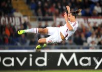 FUSSBALL SERIE A:  Zlatan Ibrahimovic (AC Mailand)