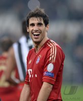 FUSSBALL INTERNATIONAL CHL VIERTELFINALE 12/13: Juventus Turin - FC Bayern Muenchen
