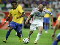 Fussball WM 2006: Brasilien - Frankreich