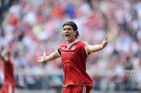 Fussball 1. Bundesliga : JUBEL Mario Gomez (FCB)