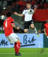 Fussball International EM 2012 Qualifikationsspiel:  Oesterreich - Deutschland