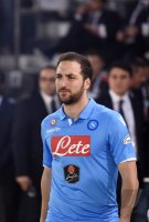 Fussball Supercoppa Italia Finale 2014 in Doha: Gonzalo Higuain (SSC Neapel)