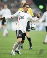 Fussball Nationalmannschaft: PODOLSKI Einzelaktion am Ball