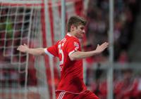Fussball 1. Bundesliga : Thomas Mueller (FC Bayern Muenchen )