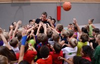 Basketball 1. Bundesliga 13/14:  Partnerschaft der Walter Tigers Tuebingen Geschwister-Scholl-Schule