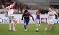 FUSSBALL  International CHL 09/10 : VfB Stuttgart -  FC Barcelona