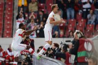 Fussball: Europa League Saison 2012/2013: JUBEL Georg Niedermeier (VfB Stuttgart)