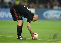 FUSSBALL INTERNATIONAL  CHL Viertelfinale 11/12: Torwart Christian Abbiati (AC Mailand)