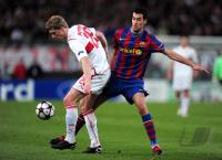 FUSSBALL  International CHL 09/10 : VfB Stuttgart -  FC Barcelona