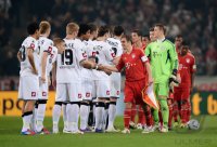 FUSSBALL  DFB POKAL SAISON  11/12  HALBFINALE: Borussia Moenchengladbach - FC Bayern Muenchen