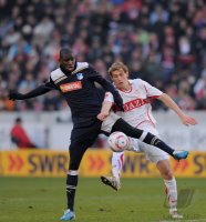 Fussball 1. Bundesliga  Saison 2010/2011:  VfB Stuttgart - TSG 1899 Hoffenheim