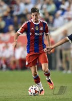 FUSSBALL 1. Bundesliga 14/15 Testspiel: Robert Lewandowski (FC Bayern Muenchen)