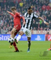 FUSSBALL INTERNATIONAL CHL VIERTELFINALE 12/13: FC Bayern Muenchen - Juventus Turin