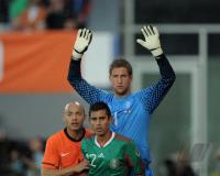 Fussball International:  Torwart Maarten Stekelenburg   (Holland)