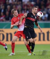 Fussball DFB Pokal 2. Runde 13/14: SC Freiburg - VfB Stuttgart