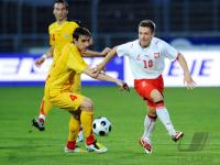 Fussball International Laenderspiel Polen - Mazedonien