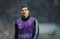 FUSSBALL INTERNATIONAL CHL VIERTELFINALE 12/13: Mario Gomez (FC Bayern Muenchen)