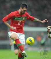 Fussball International  Testspiel:  Hugo Almeida (Portugal)